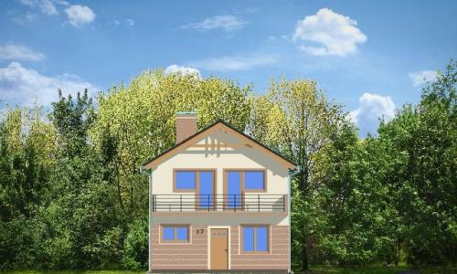 Дом с мансардой. 04 Дом с мансардой. 04