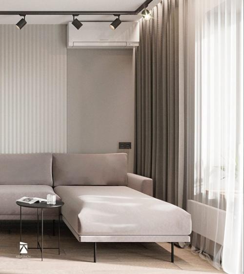 Стильный проект кухни - гостиной. 04