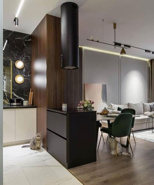 Пожалуй, лучше этой кухни, совмещенной с гостиной не найти. 01