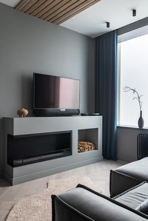 Современный интерьер квартиры почти 52 кв. 06