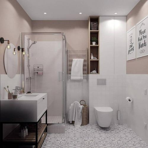 Дизайн интерьера ванной комнаты. 02