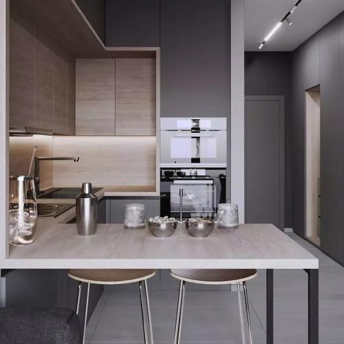 Кухня - гостиная площадью 17 кв. 06