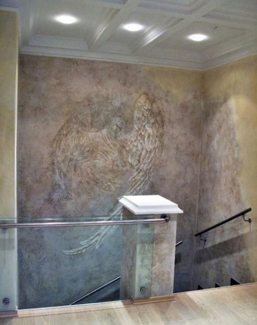 Декоративная штукатурка. Существует множество способов декорировать стены. 01