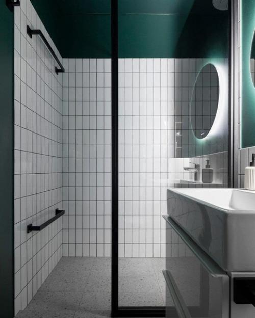 Современный интерьер с очень интересным освещением. 05