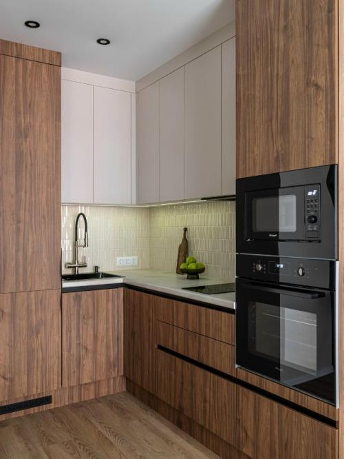 Интерьер 1-комнатной квартиры 32 м 2 в ЖК волжский парк в Москве. 02