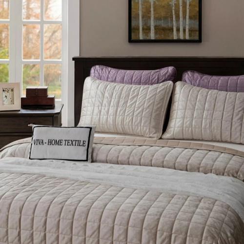 Велюровое покрывало - прекрасное дополнение интерьера спальни или гостиной, которое внесёт в пространство особую энергетику домашнего уюта. 01