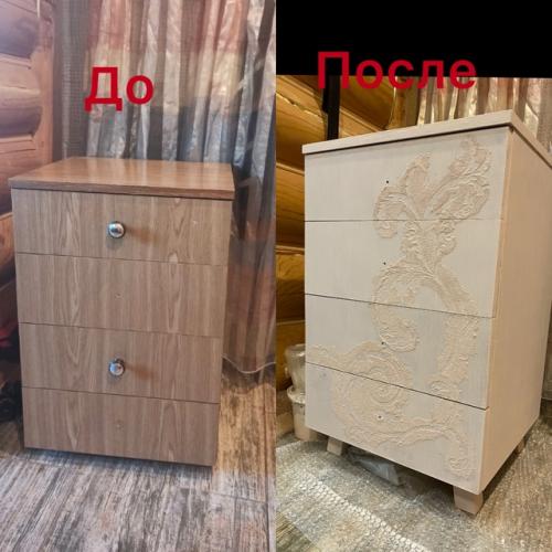 Переделка старой мебели - это скупость или творчество, креативность? 05