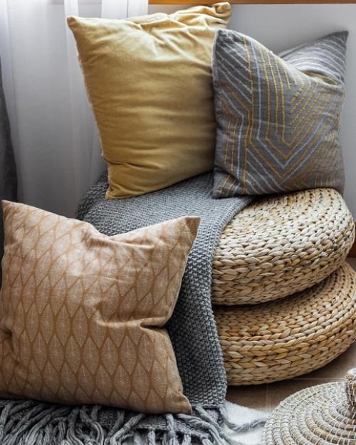 Текстиль в скандинавском интерьере. 01