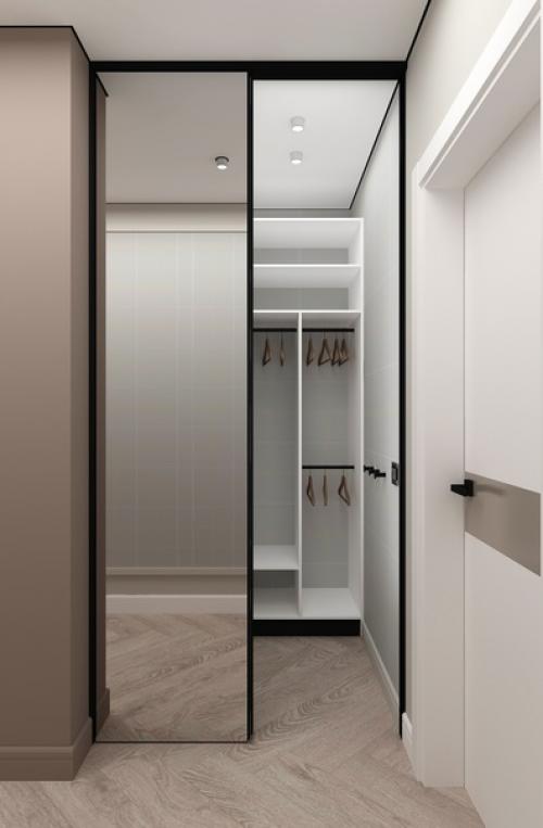 Интерьер прихожей - кухни - коридора. 09