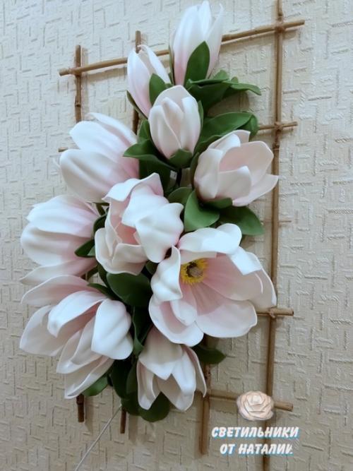 Новинка.  Настенное панно - светильник. 01