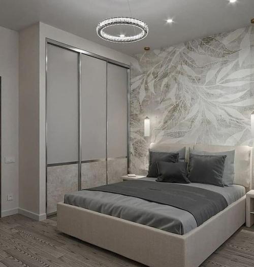 Продуманный дизайн спальни. 01