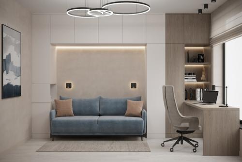 Недавно закончила 3 Д по новому проекту: дизайн коттеджа в кп Царев Град, в Самаре. 07