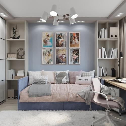 Дизaйн - прoект детскoй комнаты. 01