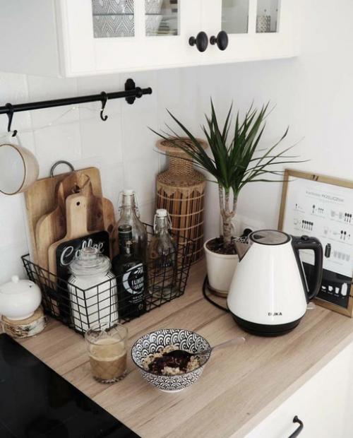 Примеры организации хранения на кухне. 04