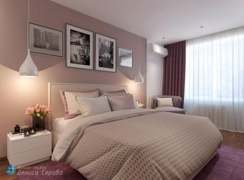 Красивая, спокойная спальня 17 кв. 03