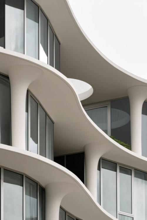 Австралийская архитектурная студия Wood Marsh завершила работу над домом в пригороде Мельбурна праран. 03