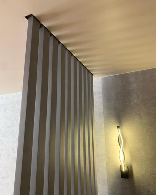 Рейки в интерьере. 01