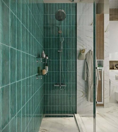 Бирюзовый оазис в ванной комнате. 04