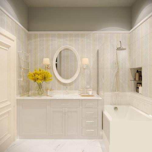 Встречайте новый дизайн - проект в классическом стиле. 07