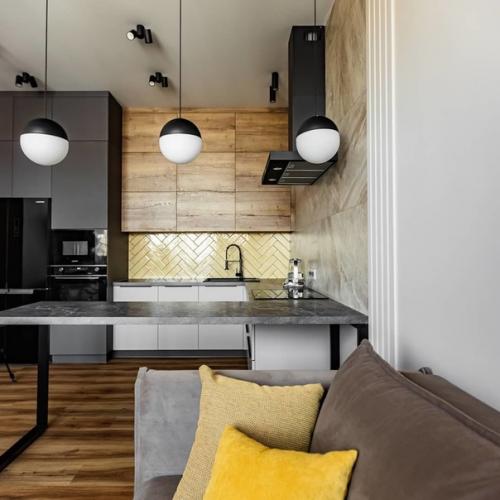 Интерьер кухни - гостиной. 01