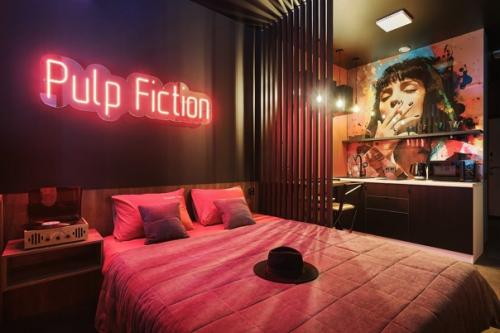 Интерьер маленькой студии 18, 7 кв. 01