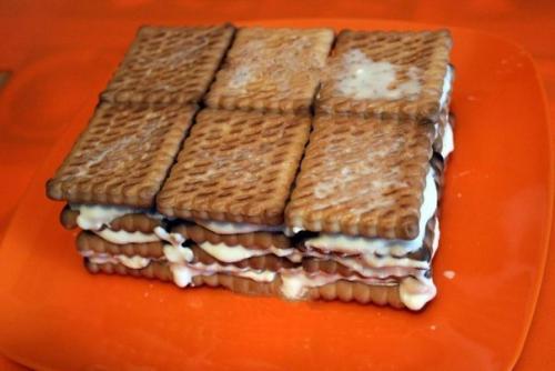 Торт из печенья и творога? 04