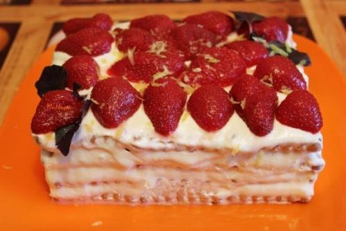 Торт из печенья и творога? 06