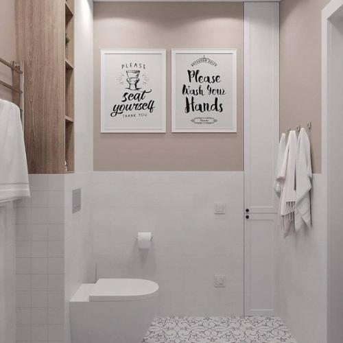 Дизайн интерьера ванной комнаты. 01