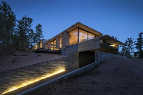 Дом в дюнах на побережье Аргентины. 02