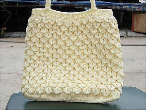 Вязание чешуйками.  Оригинальные идеи и схемы. 07