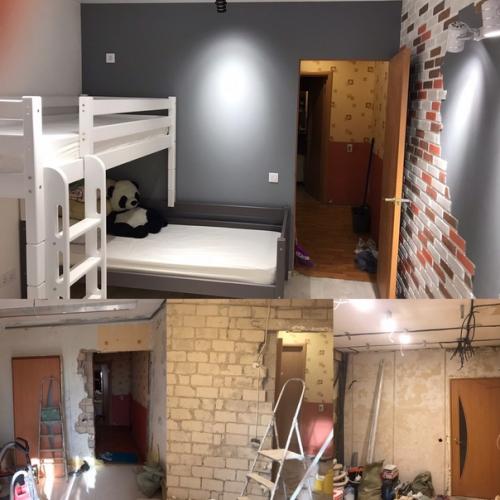 Ремонт в детской комнате сделал. 02