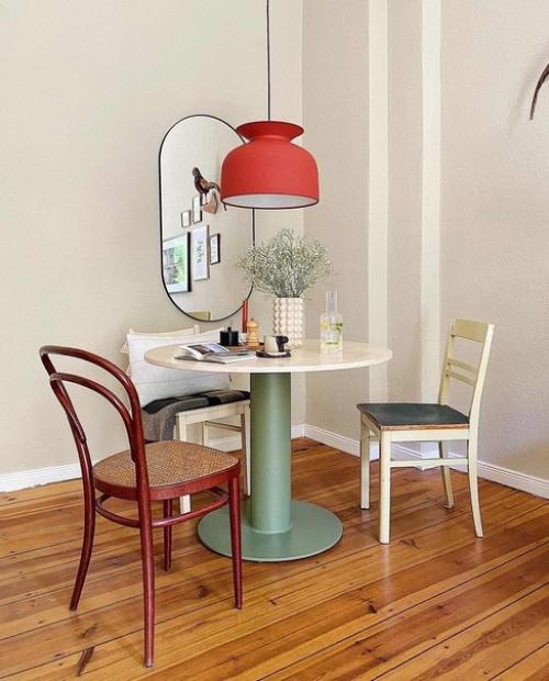 Немного винтажа, немного современности и теплых тонов в берлинской квартире площадью 54 кв. 05