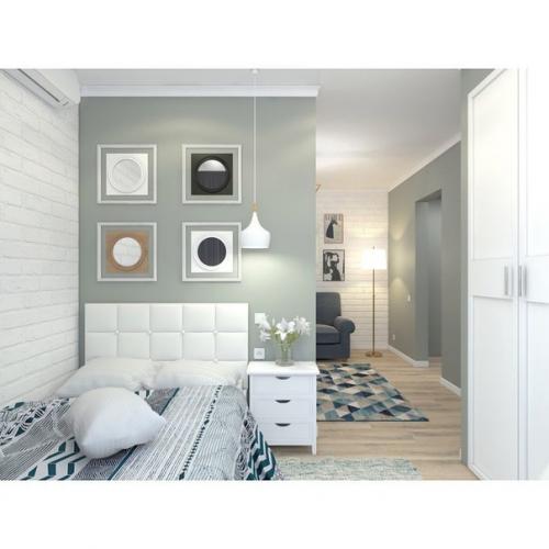 Однокомнатная квартира 38 кв. 07