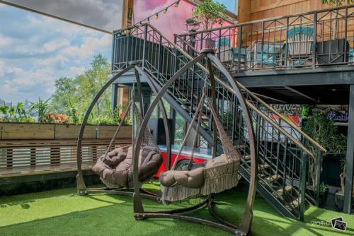 Кафе и рестораны москвы с гамаками и качелями. 03