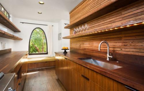 Отделка комнаты деревянными панелями: 04