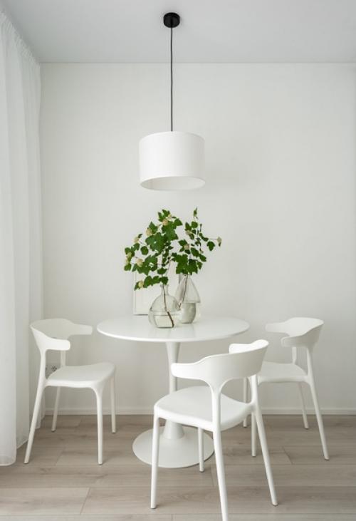 Светлый интерьер однокомнатной квартиры 38, 8 кв. 03