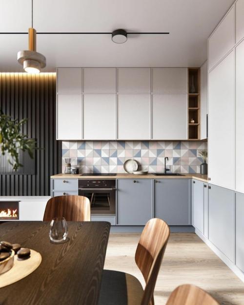 Нежный дизайн квартиры 90 м 2 в Санкт-петербурге от студии Mints. 02