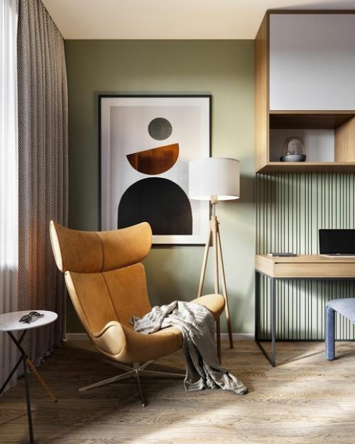 Нежный дизайн квартиры 90 м 2 в Санкт-петербурге от студии Mints. 07