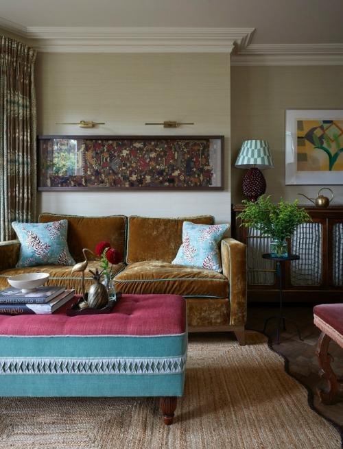 Терапия интерьером: красочная квартира в Лондоне. Терапия интерьером: красочная квартира в Лондоне.