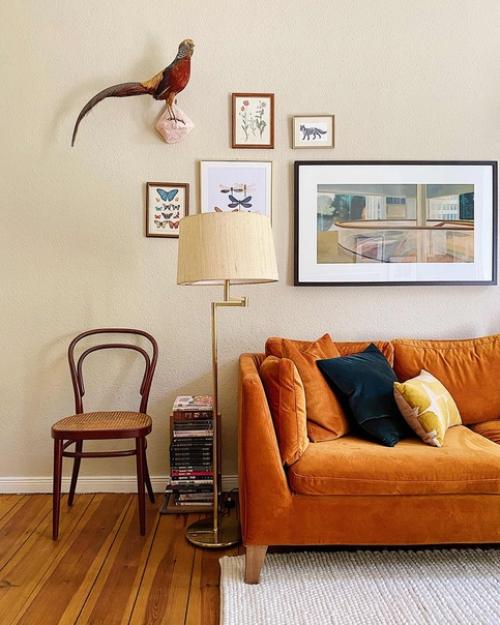 Немного винтажа, немного современности и теплых тонов в берлинской квартире площадью 54 кв. 06