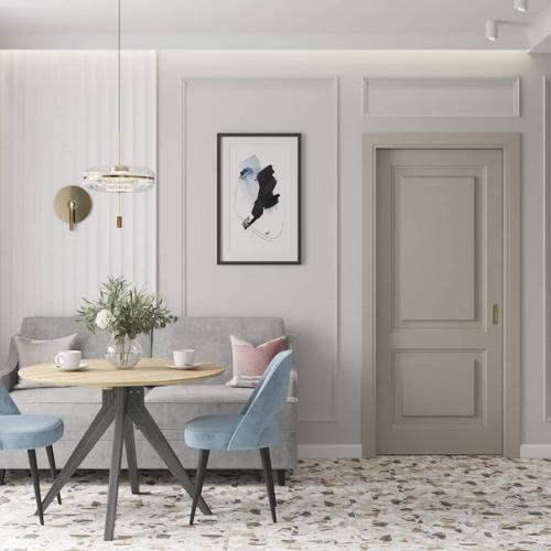 Дизайн - проект квартиры в спокойной цветовой гамме. 03