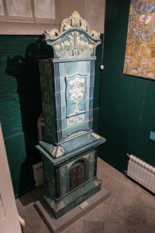 Саксония - печь, процесс росписи которой мы вчера показывали в посте. 02