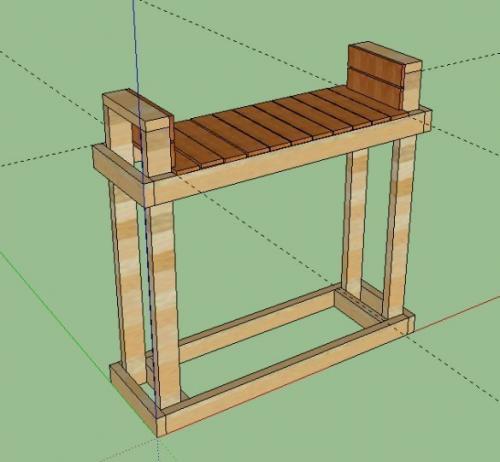 Поленницы: простые и функциональные решения. 04