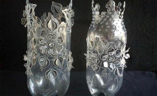 Поделки из пластиковых бутылок для дома и дачи, . 04