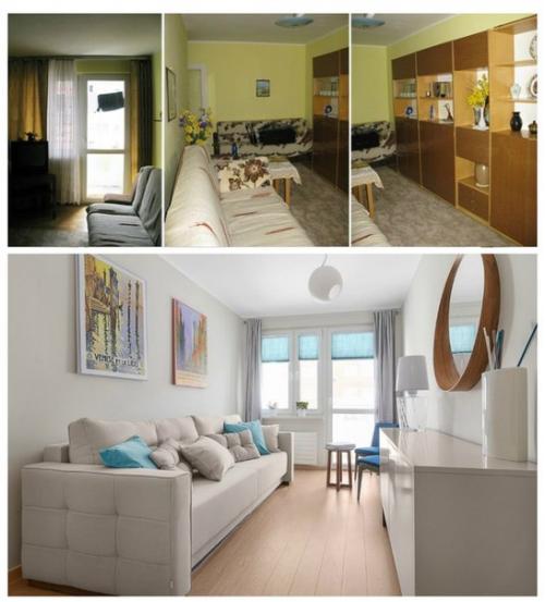 Фото удивительных преображений интерьера До и после. 08