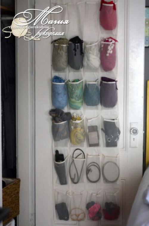 Как и где хранить пряжу - идеи. 03