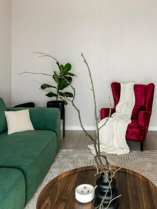 Лаконичная квартира с живыми акцентами. 02