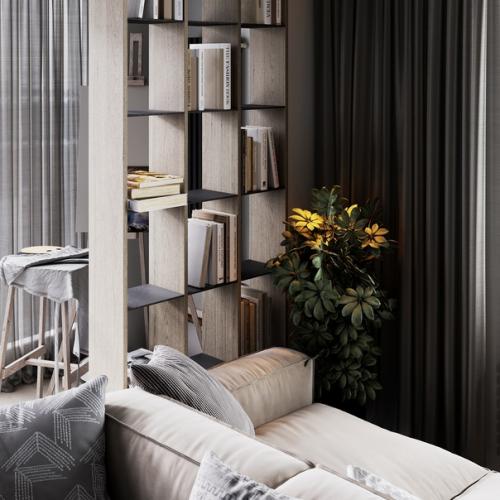 Проект интерьера, ЖК Сити Парк, Иркутск. 03