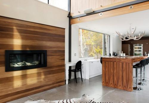 Отделка комнаты деревянными панелями: 05