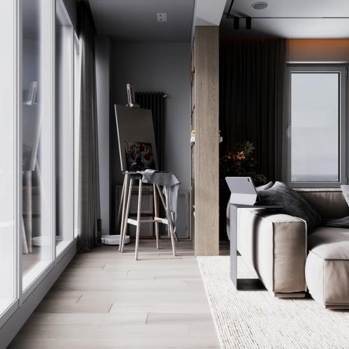 Проект интерьера, ЖК Сити Парк, Иркутск. 07